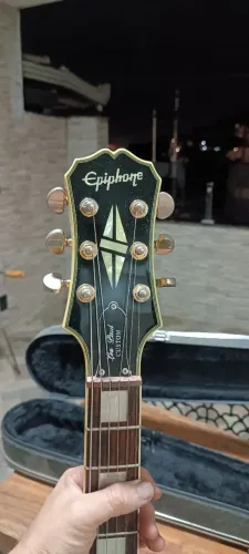 Kit músico Guitarra SG Epiphone Custom Shop caixa Laney e Set de Pedais 