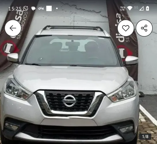 Nissan Kicks SV 1.6 16V Flexstar 5P Aut. 2019