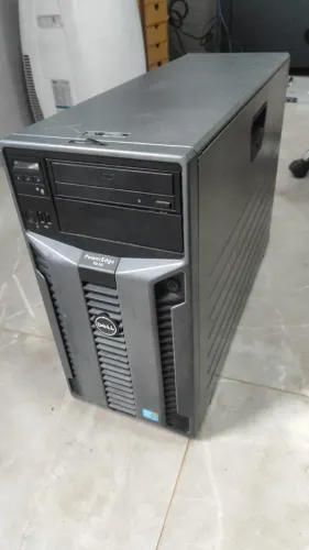 Gabinete Servidor Dell PowerEdge T610 Torre Carcaca Placa Mae Queimada Suportes Backplane