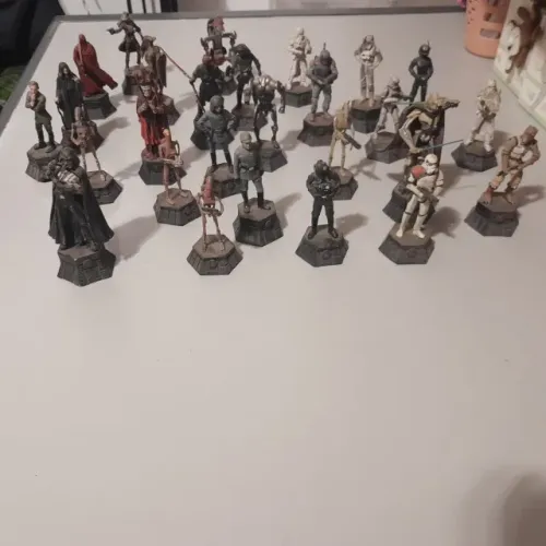 Bonecos de xadrez Star Wars