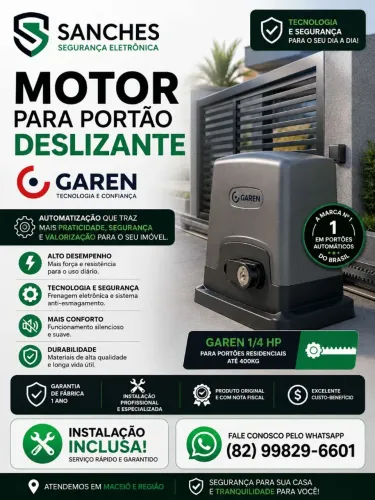 MOTOR PARA PORTÃO 