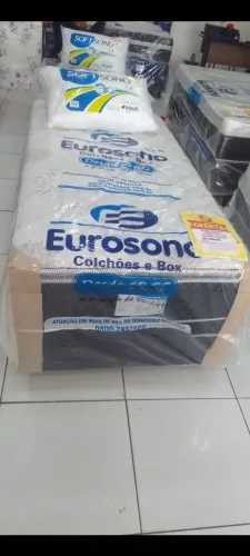 UNIBOX SOLTEIRO - EUROSONO, ATÉ 12X SEM JUROS.
