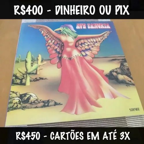 DISCO DE VINIL AVE SANGRIA LACRADO NOVO