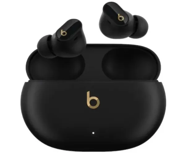 Fone De Ouvido Beats Studio Buds+ Cancelamento De Ruído Preto/Dourado