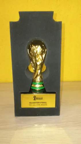 Miniatura oficial taça Copa do Mundo 2014 - Argentina X Bélgica