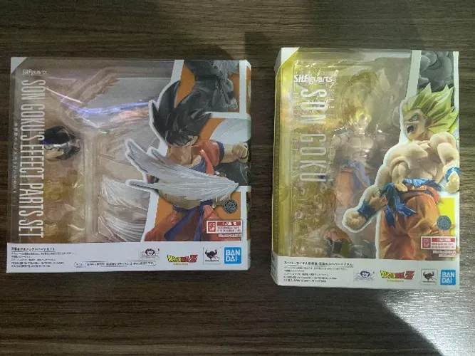 Sh Figuarts Goku Legendary Super Saiyan e Effect Parts Set