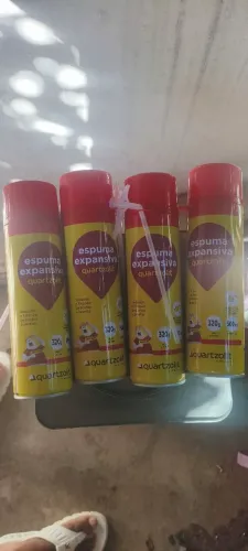 Massa corrida + Espuma expansiva