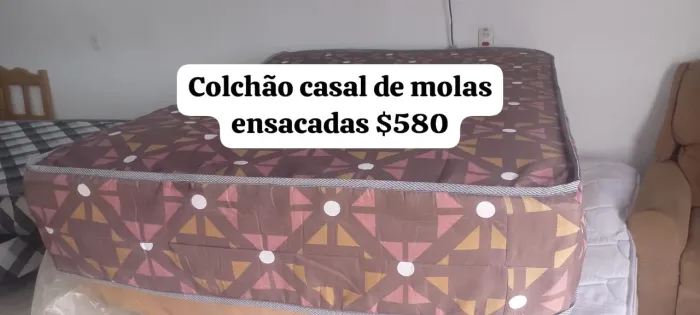 Colchão Casal Molas Ensacadas D60 - Novo (ENTREGA GRÁTIS)
