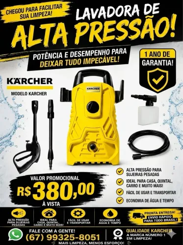 Lavadora de Alta Pressão