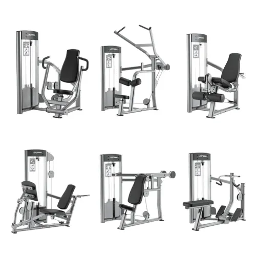 Kit 6 maquinas life fitness. Linha optima