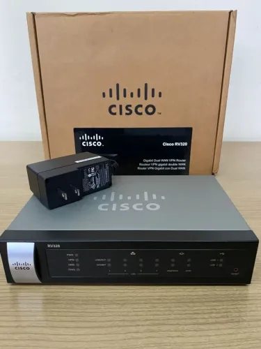 Roteador Cisco RV320 VPN Dual WAN Gigabit Empresarial