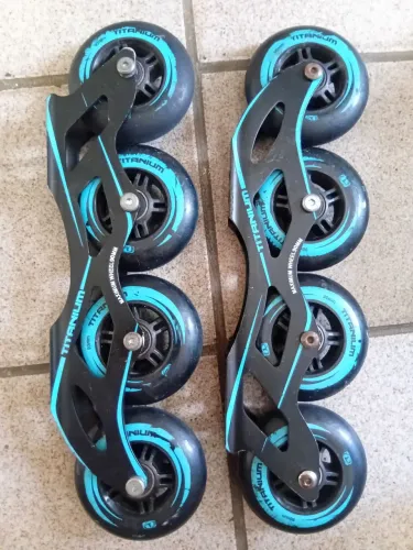 Bases patins com rodas 90 mm