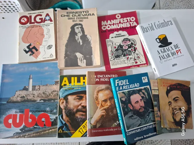 Livros usados Fidel Castro, Ernesto Che Guevara, Olga Benario Prestes