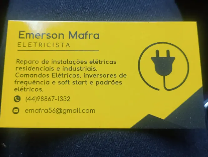 Eletricista industrial prédial e residencial 