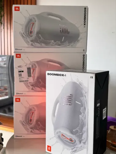 JBL BOOMBOX 4 Branca Lançamento Lacrados Na Caixa Nova 