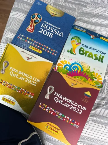Álbuns da copa do mundo do mundo todos completos