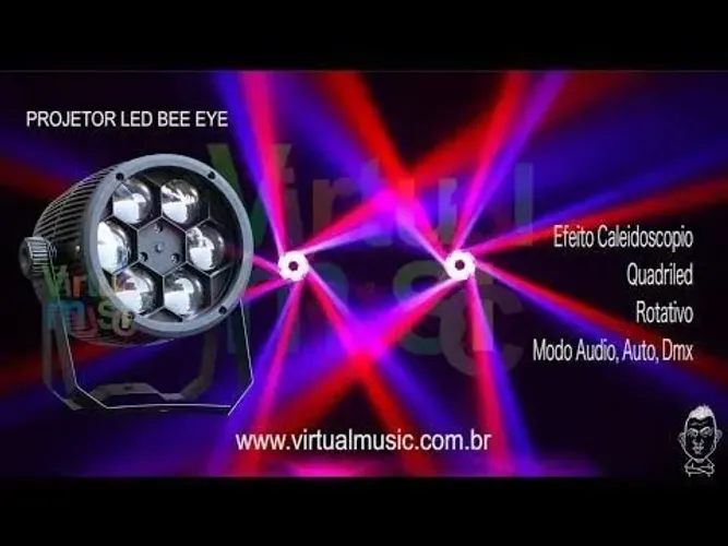 Kit Iluminação Festa DJ Bee Eye - 2 unidades - Usadas