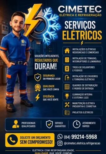 Serviços de eletricista
