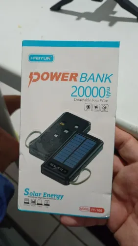 Carregador portátil Solar Power Bank