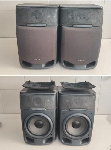 Caixa De Som Aiwa Sx V50