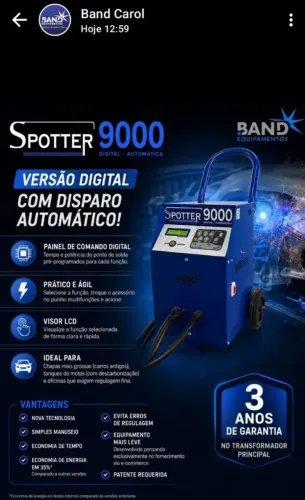 Repuxadeira Spotter 9000 BAND digital