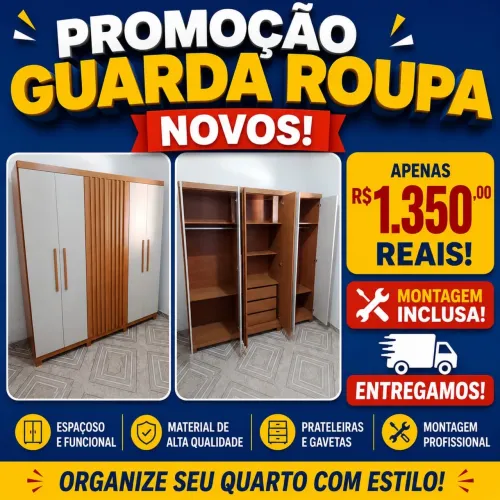 GUARDA ROUPA NOVOS