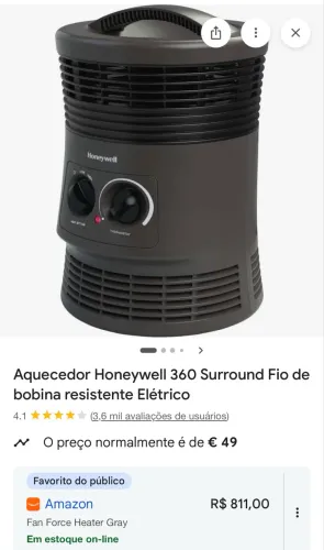 Aquecedor profissional