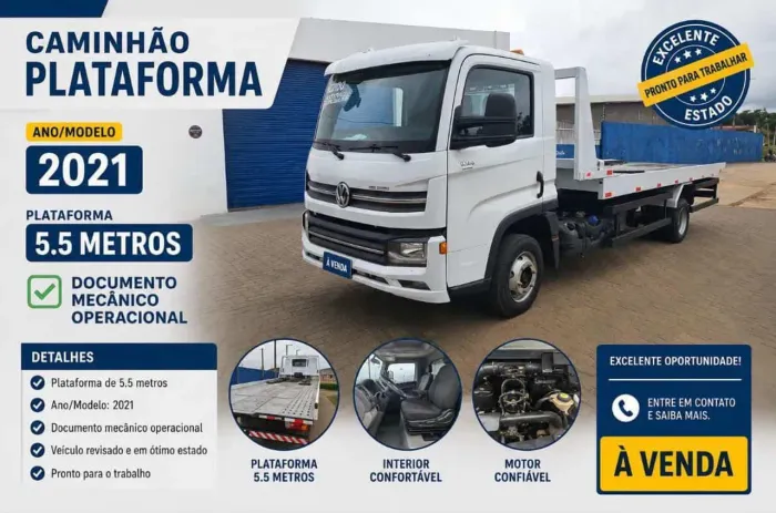 Caminhão plataforma 
