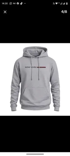 Blusa de moletom masculino e feminino