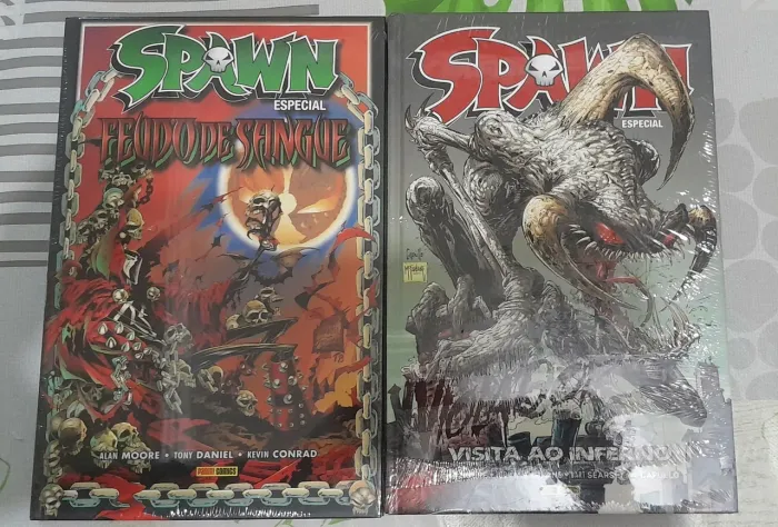 Hq Spawn Especial vol 1 e 2 Allan Moore Lacrada
