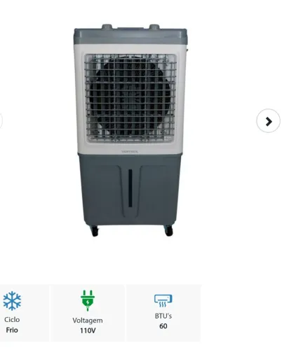 Climatizador ventisol Novo ,60L 110v acompanha transformador