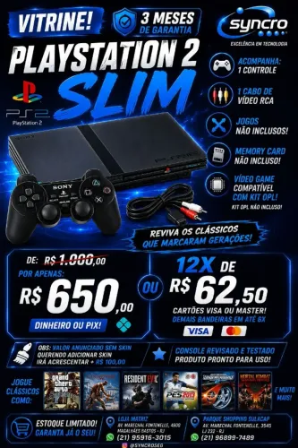 PLAYSTATION 2 SLIM 