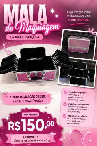 Maleta de Maquiagem