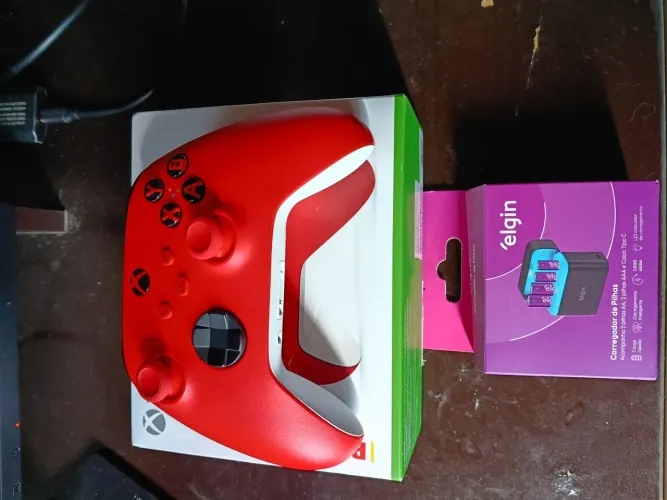 Controle Xbox séries x/e one e Pc pulse red