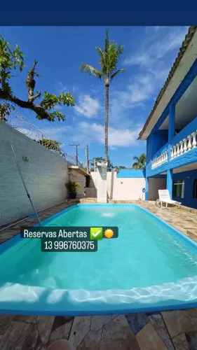 Espaço com Piscina e Churrasqueira para Eventos no Guarujá