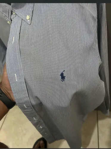camisa ralph lauren classic fit listrada g