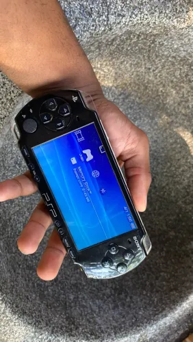 PSP Sony 2001 Desbloqueado + Muitos Jogos + Bateria e Carregador Originais