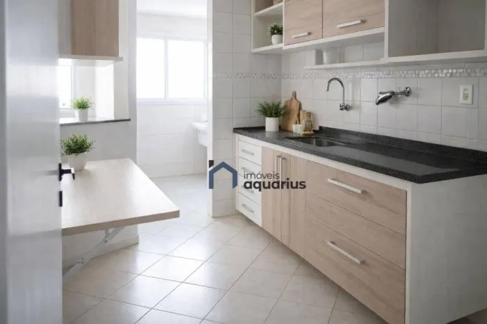 Apartamento com 3 dormitórios para alugar, 81 m² por R$ 4.355,00/mês - Jardim Satélite - S