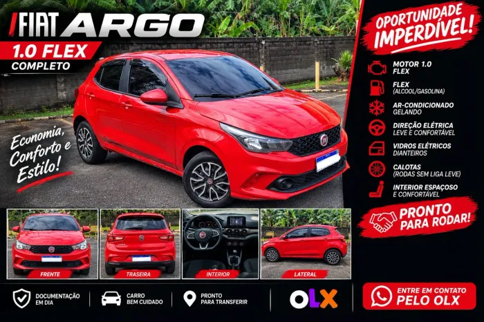 Fiat Argo Drive 1.0 6V Flex 2018