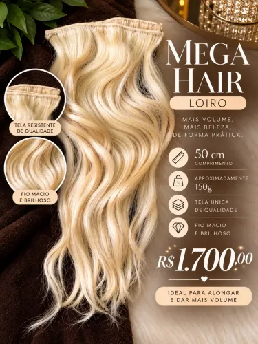 Vende-se mega hair loiro