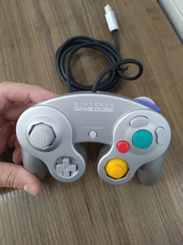 Controle Game Cube silver Original