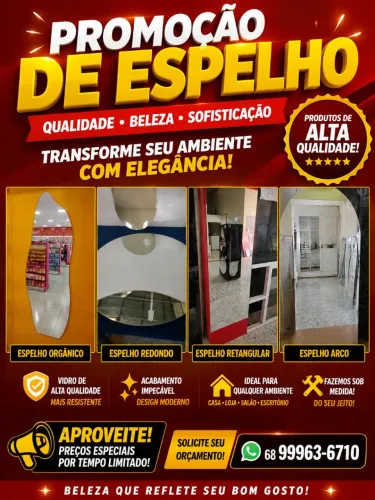 Espelho na promoção
