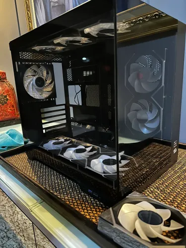 Gabinete Redragon Wideload Pro + Kit de Fans ?unifan? argb Nollie