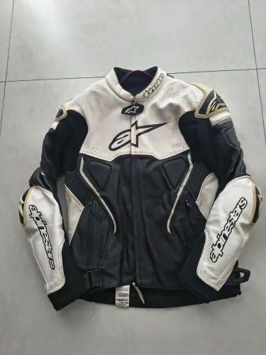 jaqueta alpinestars atem couro