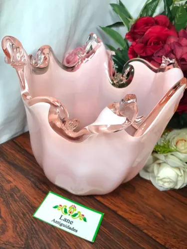 Vaso de Murano Rosa Italiano 