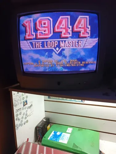 placa cps2 capcom 1944 the loop master conversao A+B