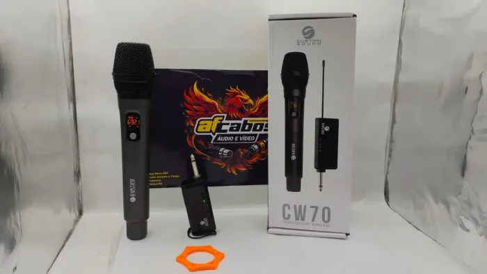 Microfone Sem fio CW70 Custom Sound