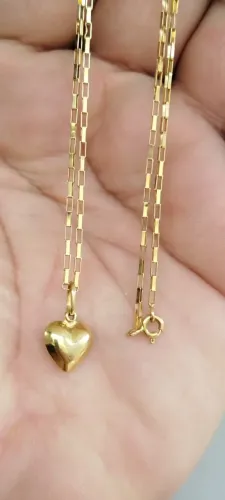 Corrente ouro 18k, (sem pingente )- 49 cm