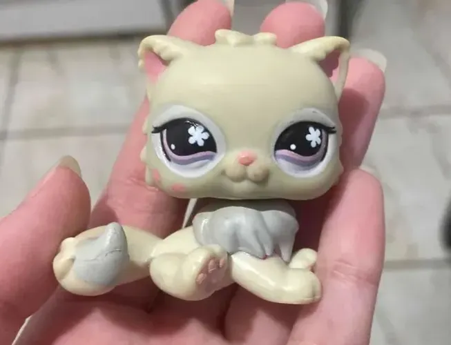 Littlest Pet Shop - Gato cinza edição antiga