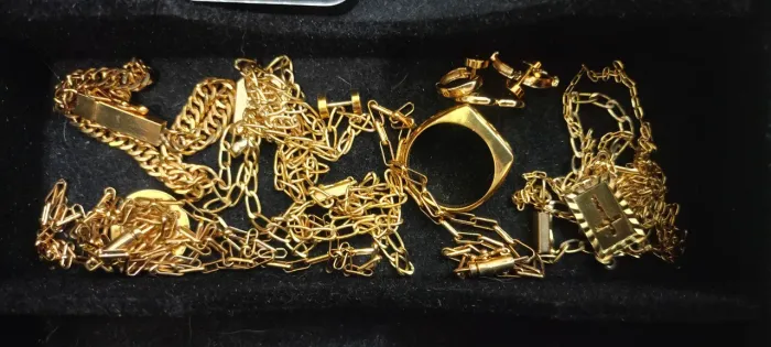 Conjunto de semi jóias, 15 peças, muito top!